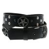 LEATHER & STEEL FASHION Gu00Fcrtel Baphomet Gurtel