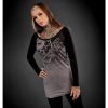 HYRAW Hyraw - Damen Langarmshirt - Grave Hardcore T-Shirts