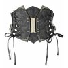 DEVIL FASHION Devil Fashion - Korsett - Nekhbet Steampunk Corset With Metal Korsetts