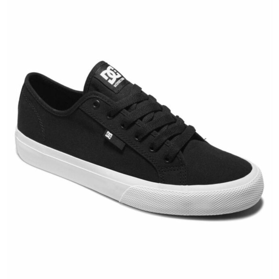 DC Dc - Herren Schuhe - Manual M Shoe Bkw - Schwarz/Weiss Low Top Sneakers