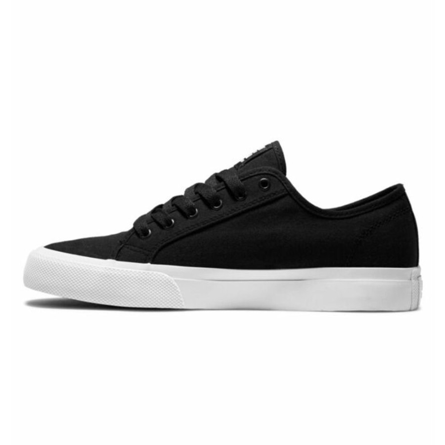 DC Dc - Herren Schuhe - Manual M Shoe Bkw - Schwarz/Weiss Low Top Sneakers