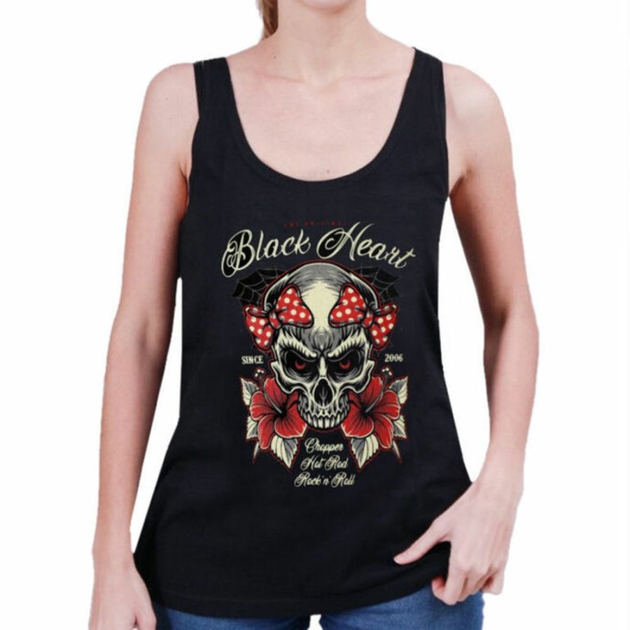 BLACK HEART Damen Tanktop - Black Heart - Ariella - Pink Tank-Tops