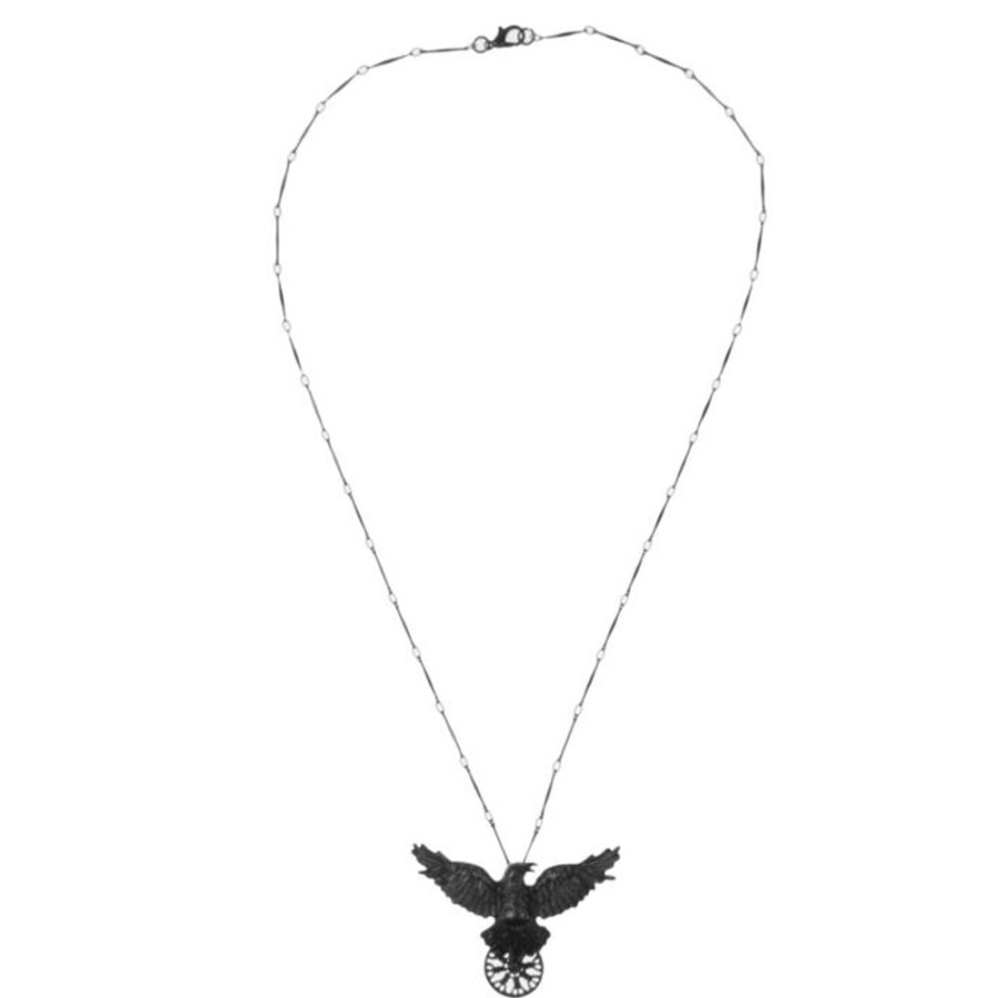 FALON Anhu00E4Nger Mit Kette Viking Raven Schmuck & Bijouterie