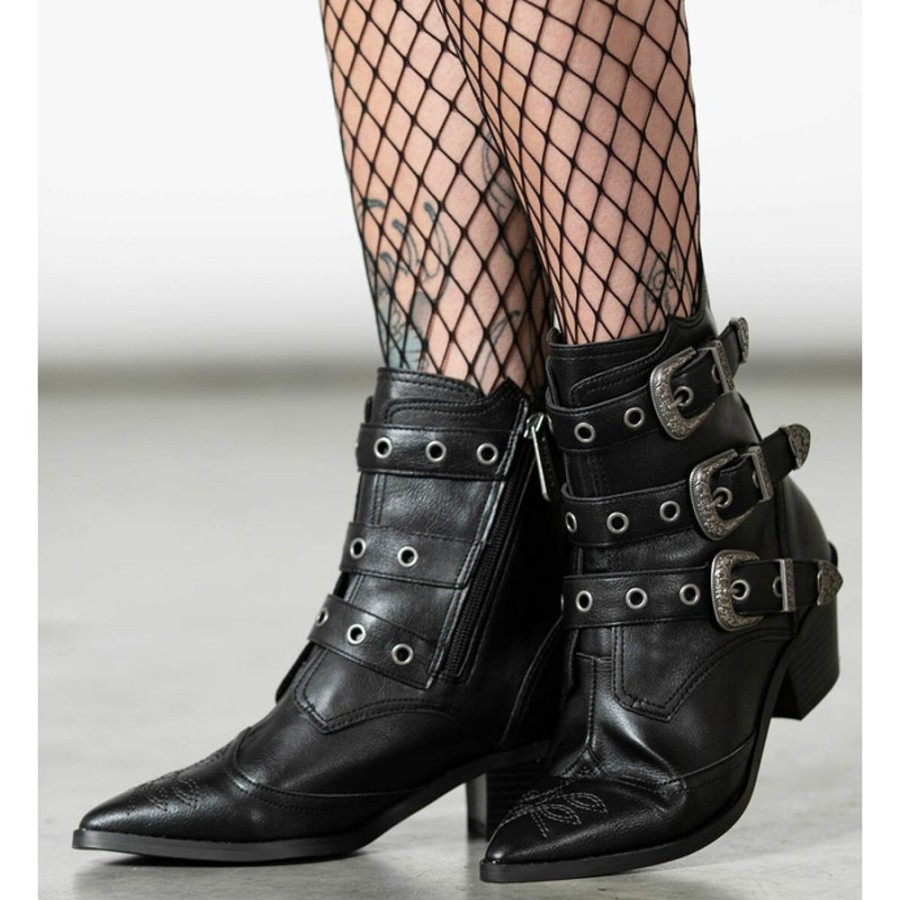 KILLSTAR Damenstiefel Killstar - Winifred - Schwarz High Heels