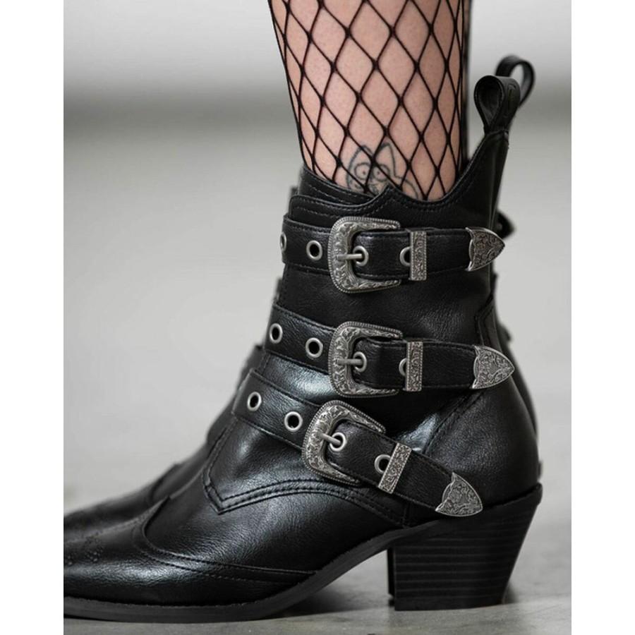 KILLSTAR Damenstiefel Killstar - Winifred - Schwarz High Heels