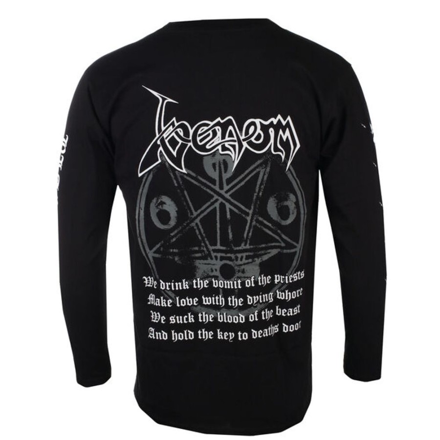 PLASTIC HEAD Herren Longsleeve Venom - Black Metal - (Weiss) - Plastic Head Metal T-Shirts