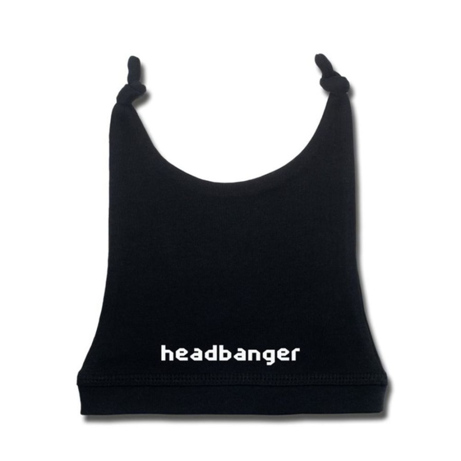 METAL-KIDS Babymu00Fctze Headbanger In Weiu00Df - Black - Metal-Kids Kleinigkeiten