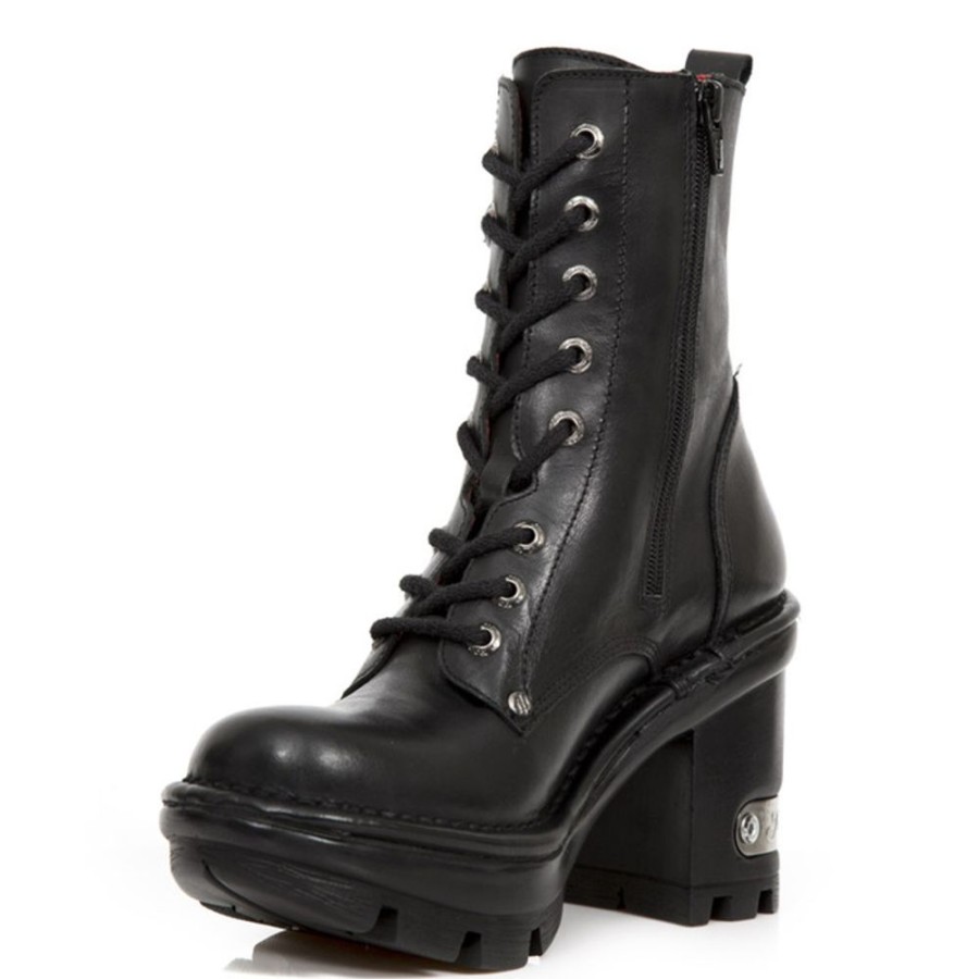 NEW ROCK New Rock Damen Stiefeletten - Black Neotyre - Schwarz - Neotrail Collection High Heels