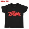 ROCK OFF Kinder-T-Shirt Rob Zombie - Logo Boys - Schwarz - Rock Off T-Shirts