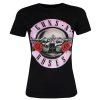 ROCK OFF Damen T-Shirt Guns Nroses - Classic Logo - Rock Off Metal T-Shirts