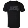 ROCK OFF Herren T-Shirt Black Sabbath - Wavy Logo Hi-Build - Rock Off Metal T-Shirts