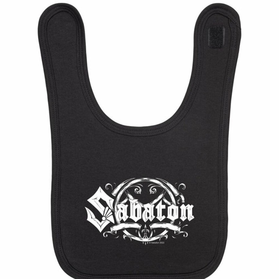 METAL-KIDS Metal-Kids - Baby Lu00E4Tzchen - Sabaton - (Crest) - Schwarz/Weiu00Df Kleinigkeiten