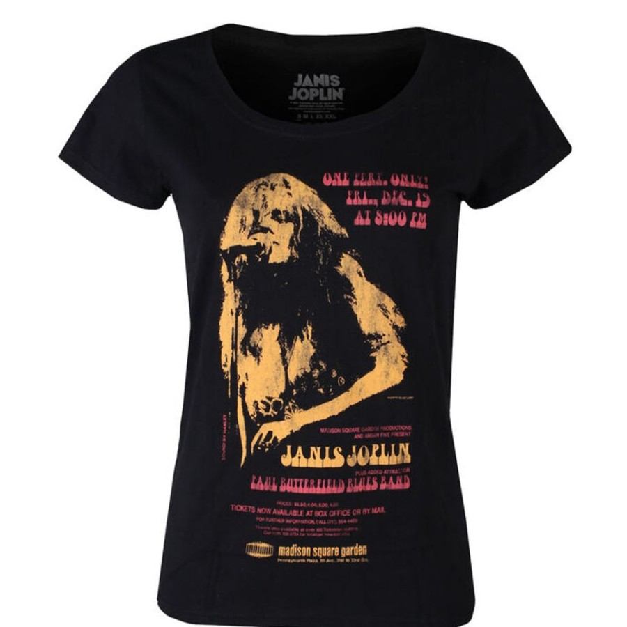 ROCK OFF Damen T-Shirt Janis Joplin - Madison Square Garden Scoop Neck - Rock Off T-Shirts