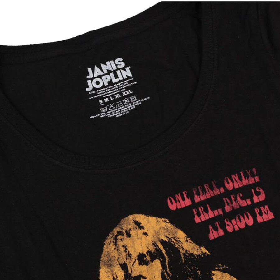 ROCK OFF Damen T-Shirt Janis Joplin - Madison Square Garden Scoop Neck - Rock Off T-Shirts