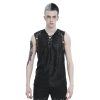 DEVIL FASHION Herren Tanktop Devil Fashion - Computer Ripple Tank-Tops