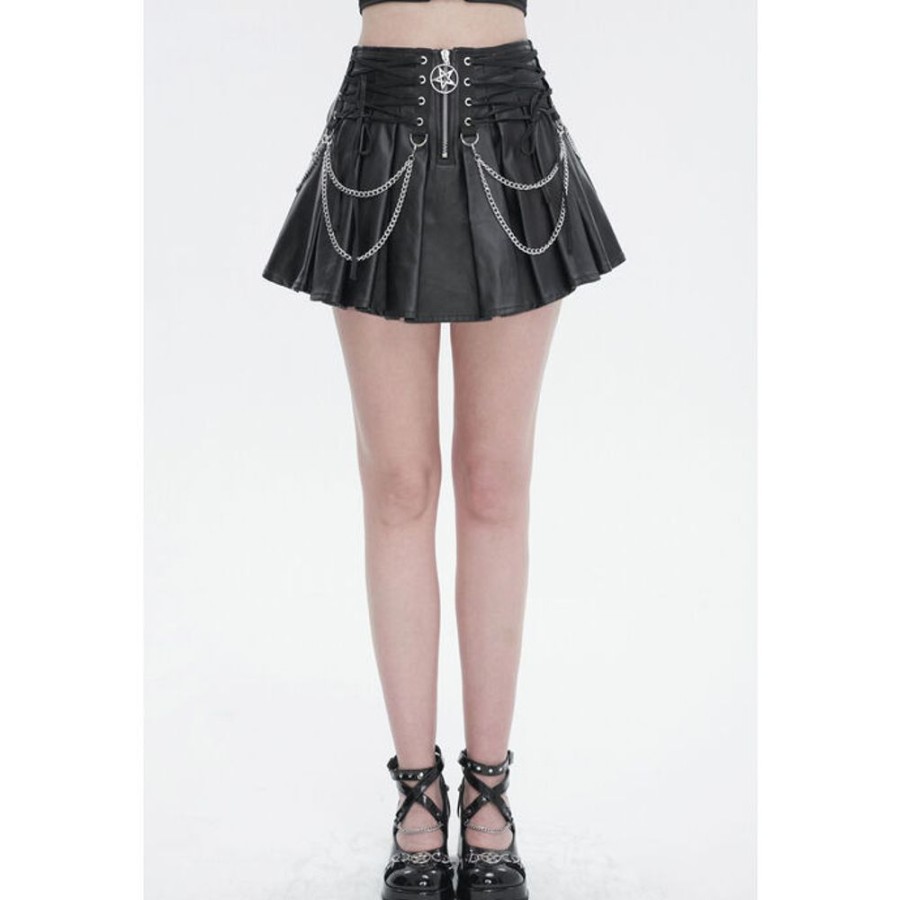 DEVIL FASHION Damen Rock Devil Fashion - Tied With Rope Kleider & Rocke