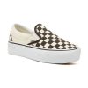 VANS Damen Low Sneaker - Ua Classic Slip-On Platform Blk Whtch - Vans Low Top Sneakers