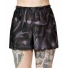 KILLSTAR Killstar - Damen Schlafshorts - Asperity - Schwarz Hosen & Shorts