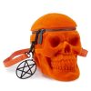 KILLSTAR Killstar - Handtasche - Grave Digger Skull - Orange Velevet Handtaschen, Rucksacke, Geldborsen