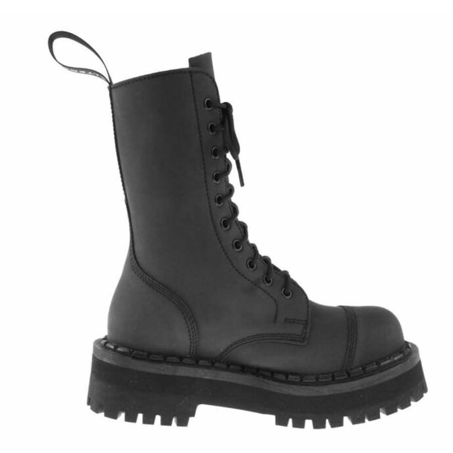 ALTERCORE Altercore - Boots - 353 - Veganes Nubukleder Schwarz Lederschuhe