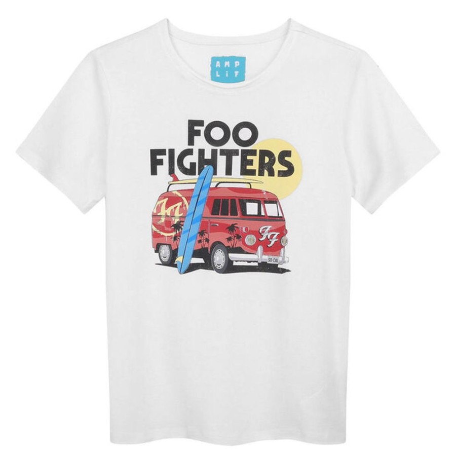 AMPLIFIED Kinder T-Shirt Foo Fighters - Camper Van - Vintage White - Amplified T-Shirts