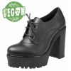 ALTERCORE Damen Halbschuhe - Altercore - Trixie - Vegan -Schwarz High Heels