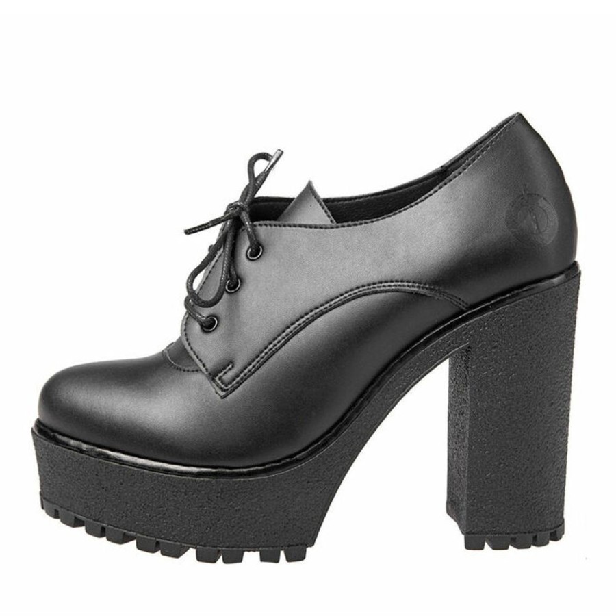 ALTERCORE Damen Halbschuhe - Altercore - Trixie - Vegan -Schwarz High Heels