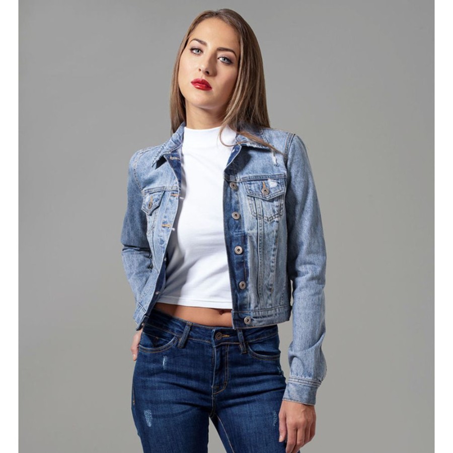 URBAN CLASSICS Damenjacke Urban Classics - Denim Jacken & Mantel