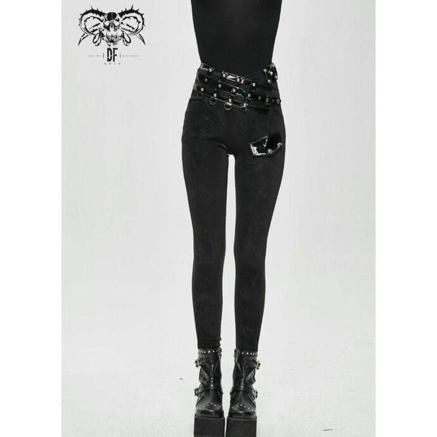 DEVIL FASHION Devil Fashion - Damenhose - Styrene Asymmetric Punk Hosen & Shorts