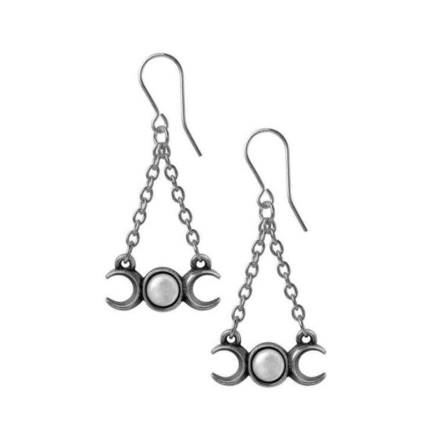 ALCHEMY GOTHIC Ohrringe Alchemy Gothic - Triple Moon Droppers Schmuck & Bijouterie