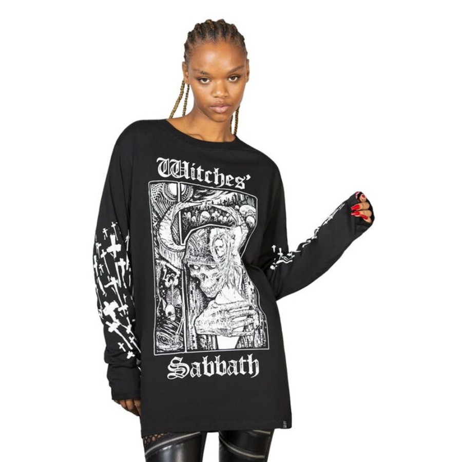 KILLSTAR Uni Longsleeve Killstar - Witchessabbath - Schwarz Sonstige T-Shirts