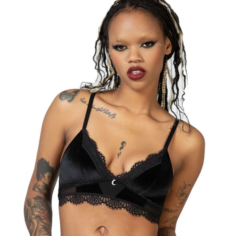 KILLSTAR Damen Bh Killstar - Freyja - Schwarz Unterwasche & Bademode