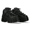 NEW ROCK New Rock - Boots - Black Crust, Black Name, Tank Lederschuhe