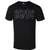 NNM Herren T-Shirt Ac/Dc - Outline Logo - Schwarz Metal T-Shirts