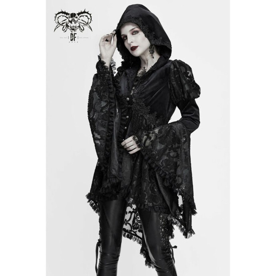 DEVIL FASHION Devil Fashion - Damenmantel - Hollow Devotion Gothic Jacken & Mantel