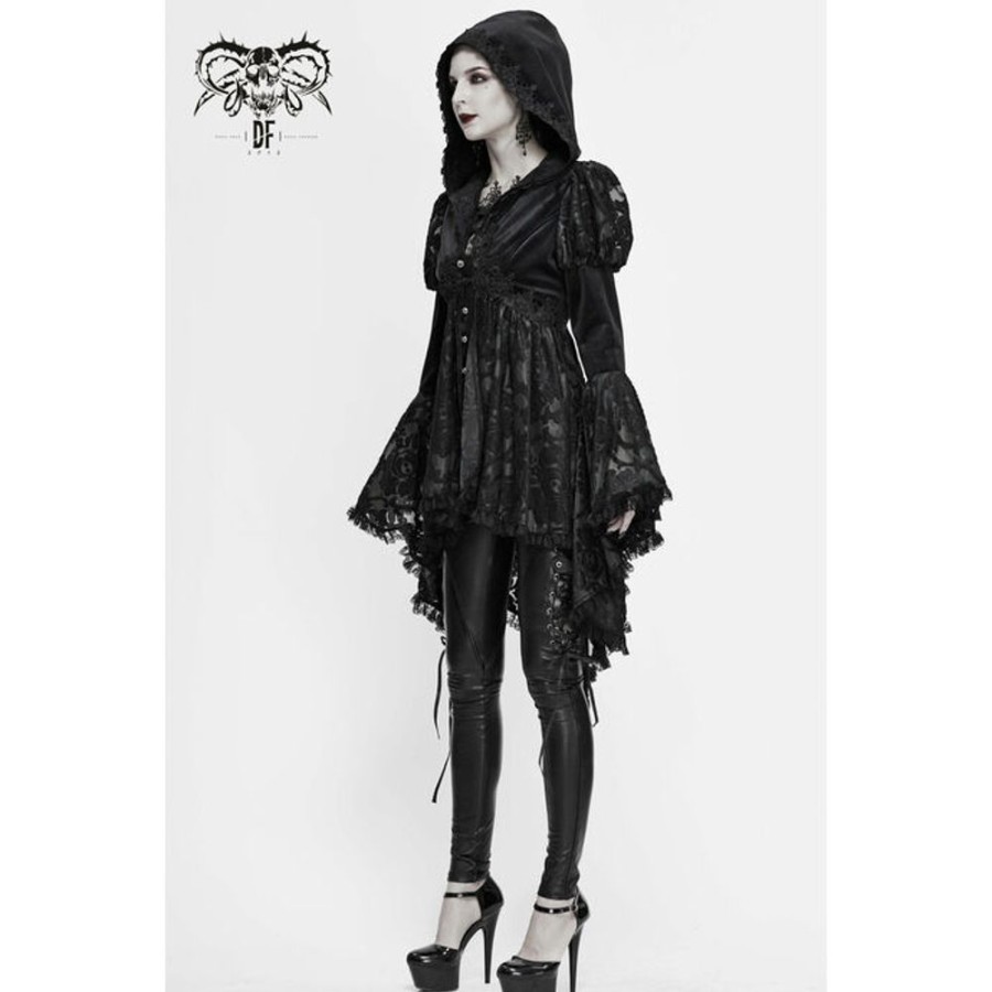 DEVIL FASHION Devil Fashion - Damenmantel - Hollow Devotion Gothic Jacken & Mantel