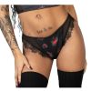 KILLSTAR Damen Slip Hu00F6Schen Killstar - Star Crossed - Schwarz Unterwasche & Bademode