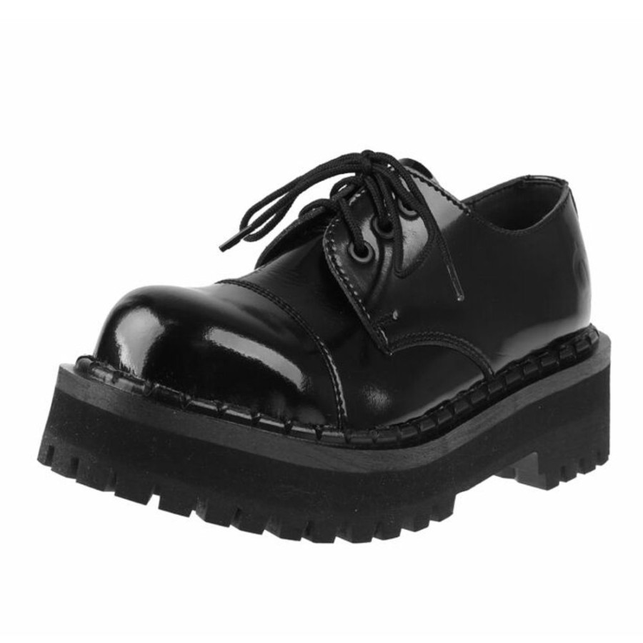 ALTERCORE Schuhe Altercore - 354 Vegan Schwarz Lack Lederschuhe