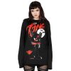 KILLSTAR Uni Longsleeve Killstar - Werwolf: Fang - Schwarz Sonstige T-Shirts