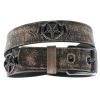 LEATHER & STEEL FASHION Gu00Fcrtel Baphomet - Brown Gurtel