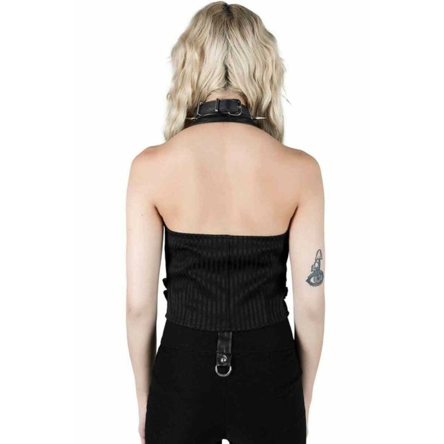 KILLSTAR Damen Tanktop (Weste) Killstar - Ravana Cross Korsetts