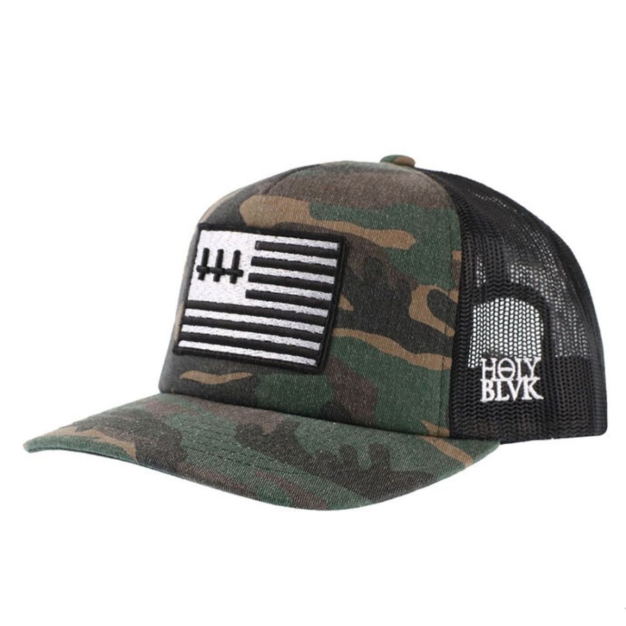 HOLY BLVK Cap Kappe Holy Blvk - Inverted Cross Camo Accessoires