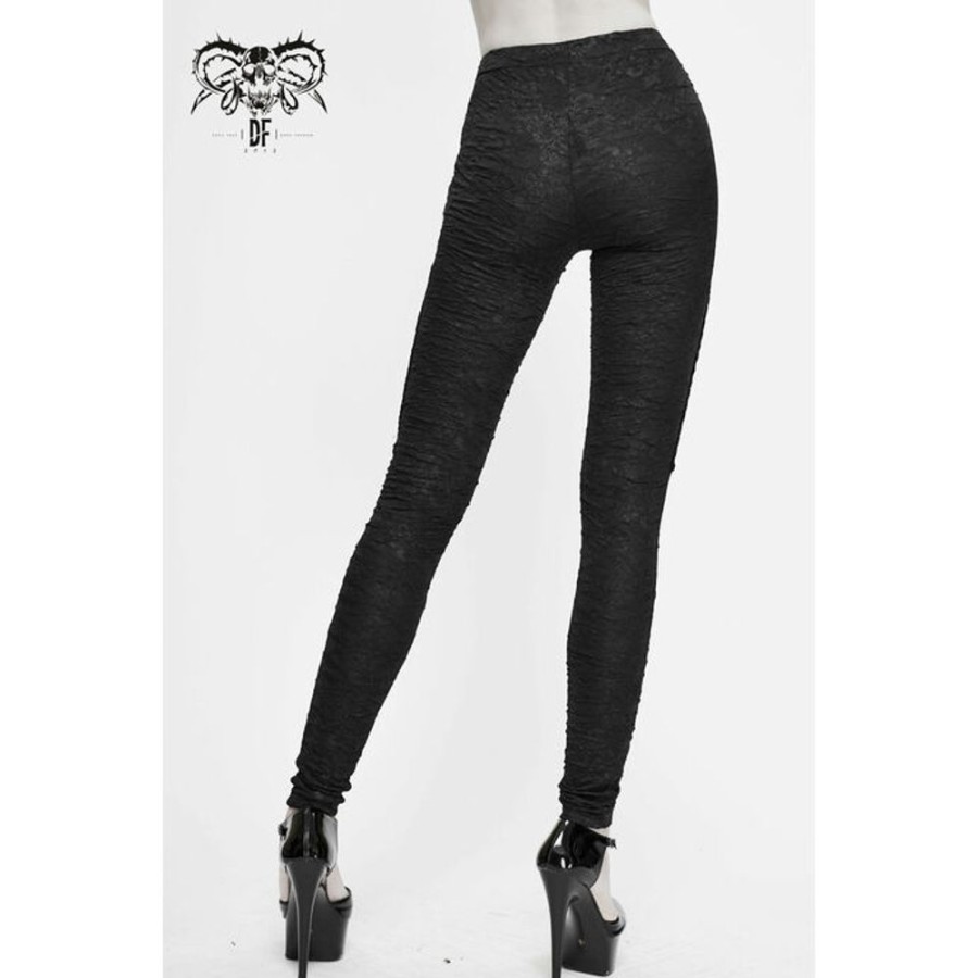 DEVIL FASHION Devil Fashion - Damenleggings - November Knit Gothic Hosen & Shorts