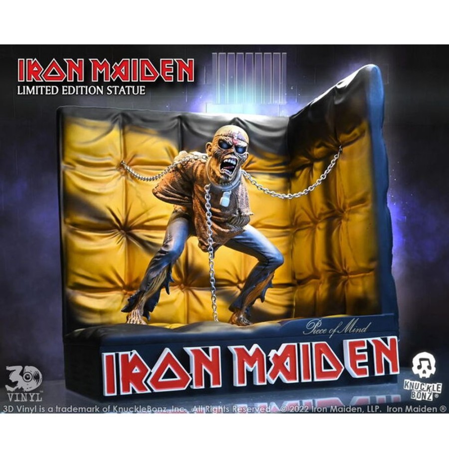 KNUCKLEBONZ Dekoration (3D-Vinyl) Iron Maiden - Piece Of Mind Figuren