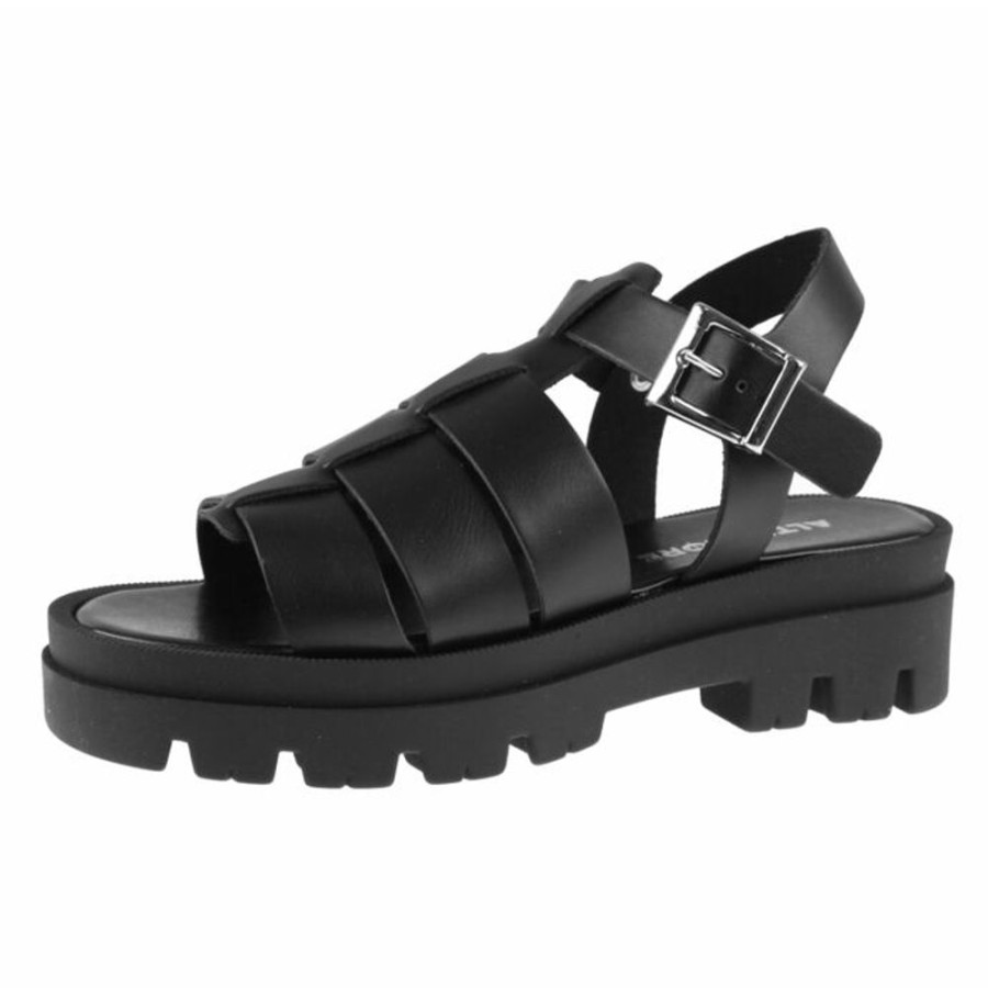 ALTERCORE Altercore - Damenschuhe - Elio - Schwarz Flip-Flops & Sandalen