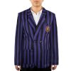 NNM Uni Blazer Wednesday - Nevermore Academy - Purple Jacken & Mantel