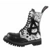 STEADYu00b4S Steadyu00B4S - Boots - 10 Loch - White Anarchy Lederschuhe