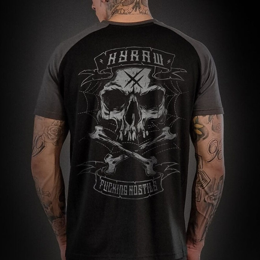 HYRAW Hyraw - Herren T-Shirt - Born Bad Hardcore T-Shirts