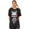 KILLSTAR Damen T-Shirt (Pyjama) Killstar - Catnap - Schwarz Sonstige T-Shirts