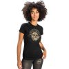 VENUM Damen T-Shirt Venum - Santa Muerte Dark Side - Schwarz/Braun Street T-Shirts